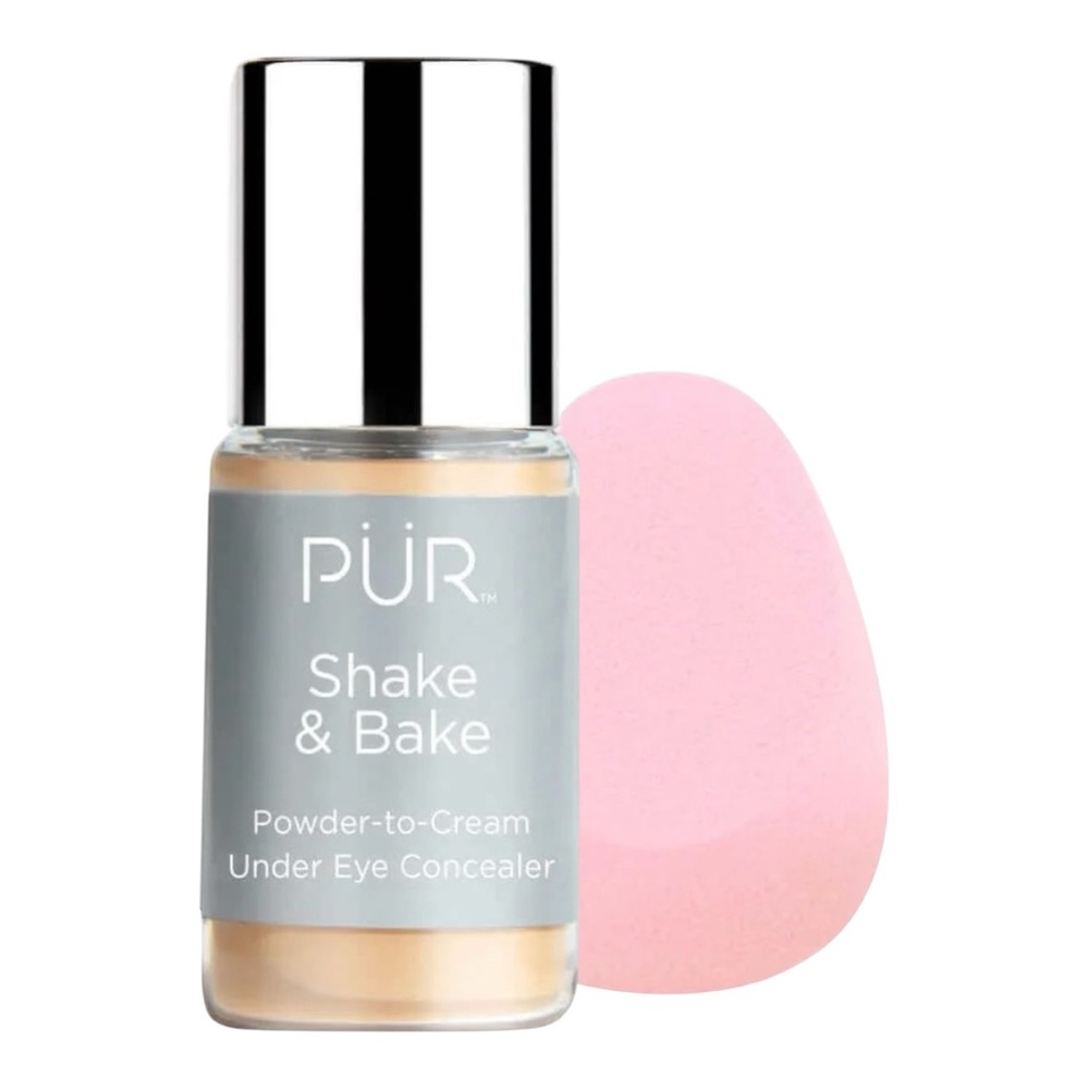 PÜR SHAKE & BAKE POWDER-TO-CREAM UNDER EYE CONCEALER IN MEDIUM - NEW, NO BOX